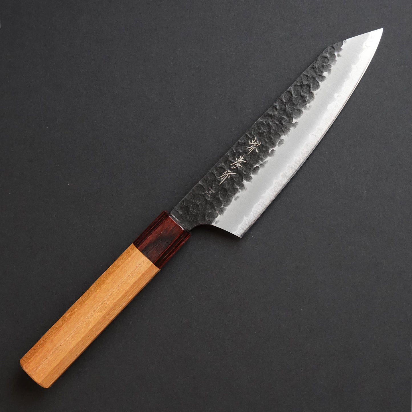 CA011 Cuchillo Japones Kiritsuke Santoku Negro Aogami Super Sakai Takayuki 16cm