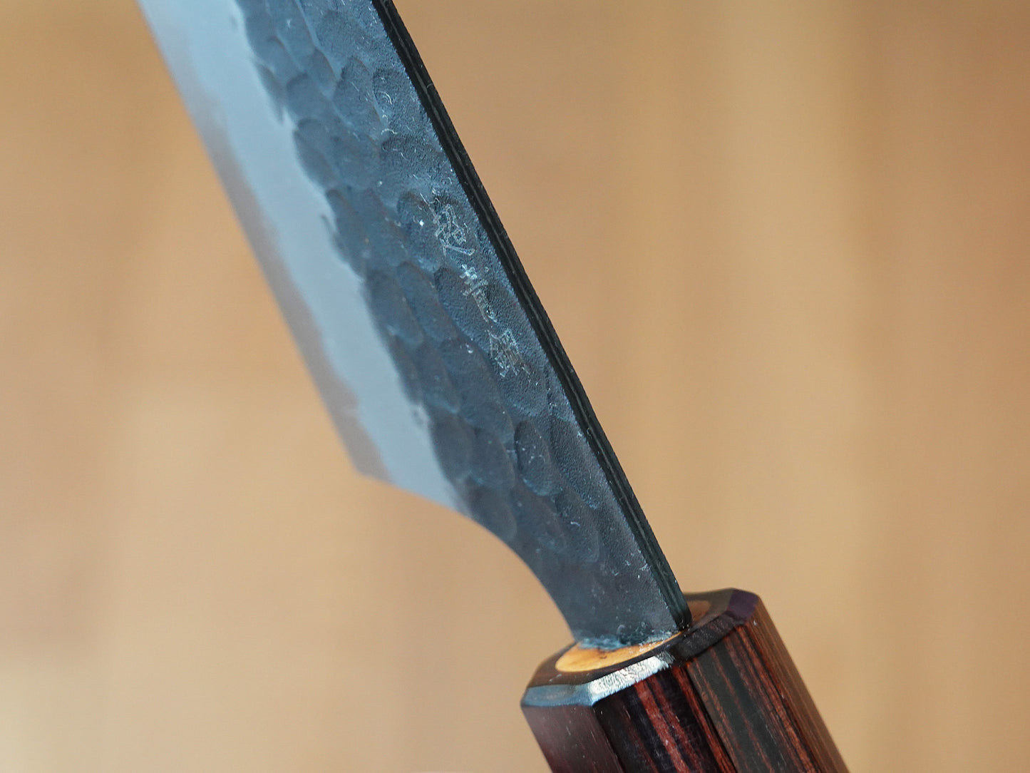 CA011 Cuchillo Japones Kiritsuke Santoku Negro Aogami Super Sakai Takayuki 16cm