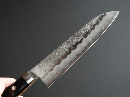 CH006 Cuchillo Japonés Santoku Acabado Nashiji Gingami3 Zenpou 18cm