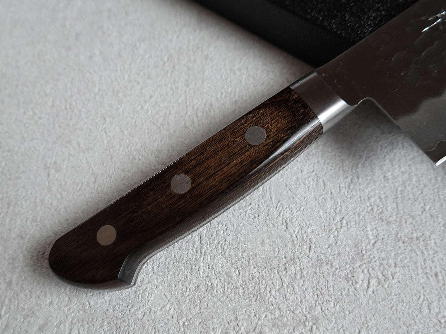 CH010 Cuchillo Japonés Nakiri Amartillado Aogami Super Zenpou 16.5cm