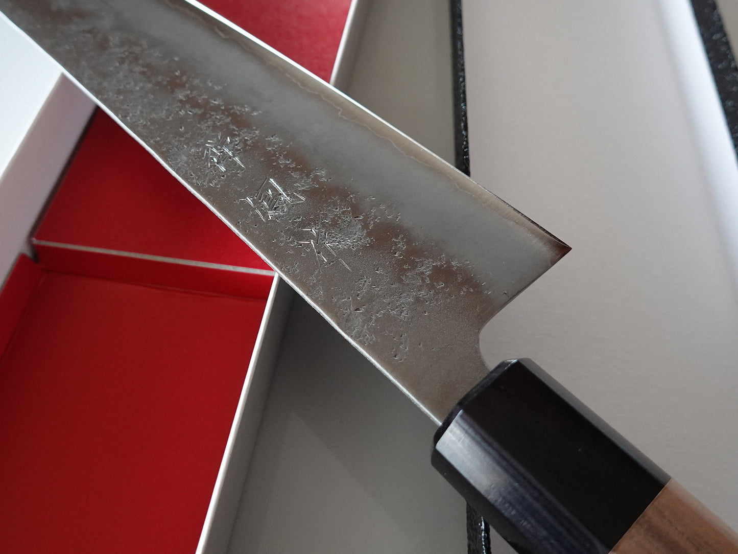 CH017 Cuchillo Japones Wa-Gyuto Acabado Nashiji Gingami3 Zenpou 21cm