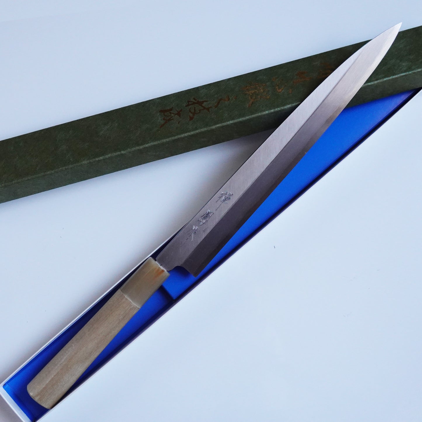 CM101 Cuchillo Japones Yanagiba Acero Shirogami Zenpou 24cm