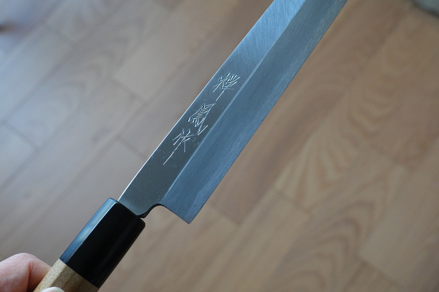 CM101 Cuchillo Japones Yanagiba Acero Shirogami Zenpou 24cm