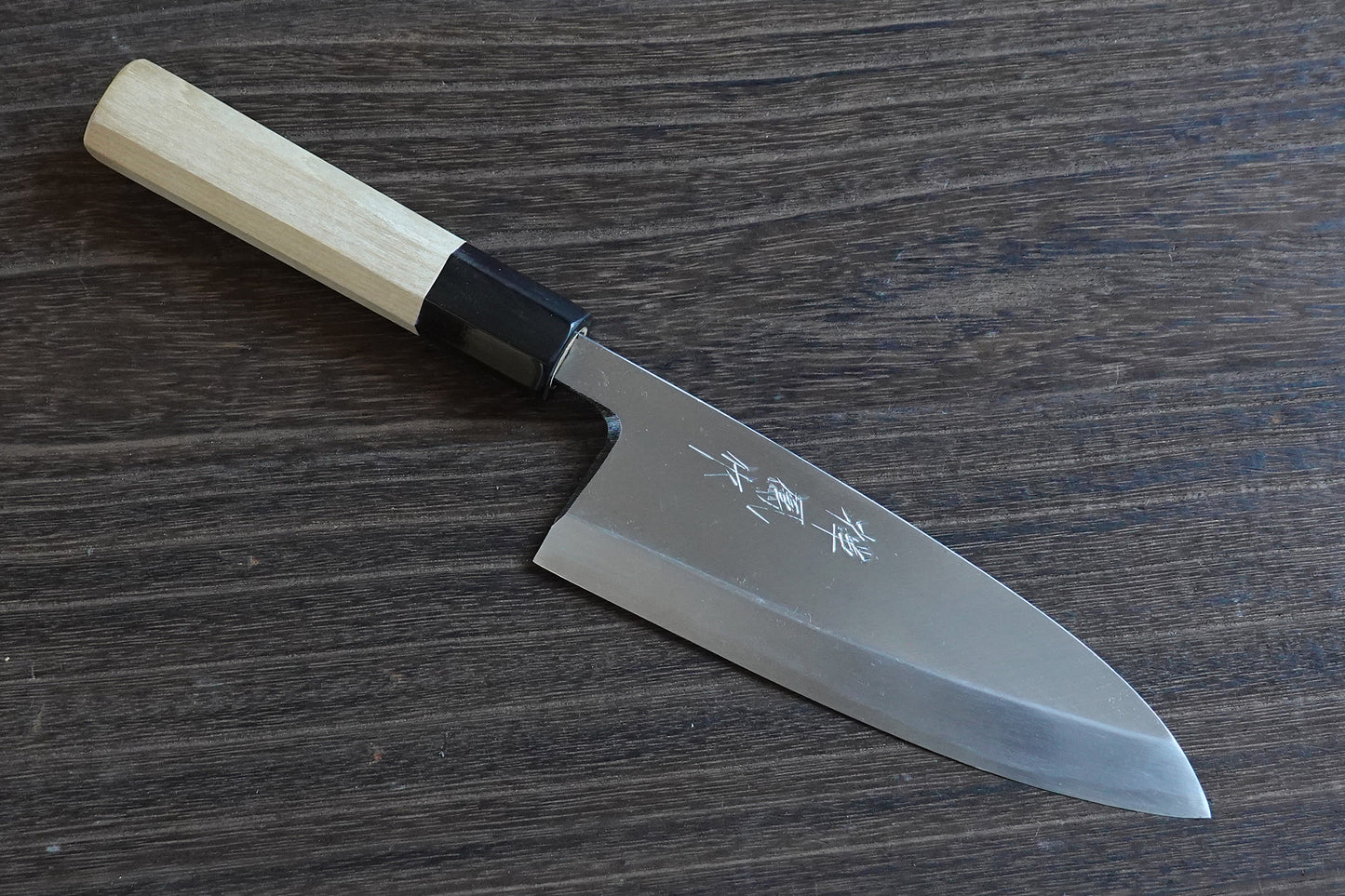 CM102 Cuchillo Japones Deba Acero Shirogami Zenpou 15cm