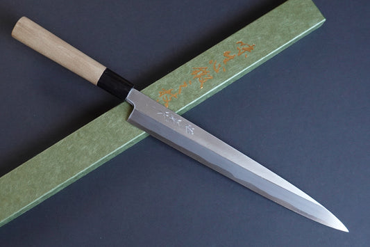 CM103 Cuchillo Japonés Yanagiba Acero Shirogami Zenpou 26.5cm