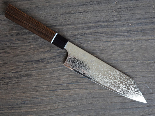 CS106 Cuchillo Japonés Kiritsuke Santoku SPG2 Damasco Zuiun 18cm