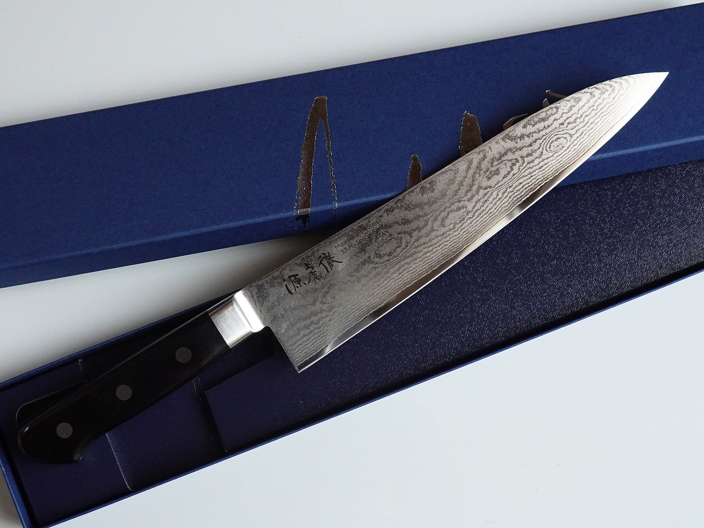 CY104 Cuchillo Japones Gyuto Chef VG10 Damasco Minamoto 21cm