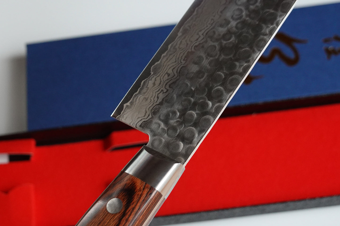 CY211 Cuchillo Japonés Nakiri Amartillado VG10 Damasco Zenpou 16.5cm