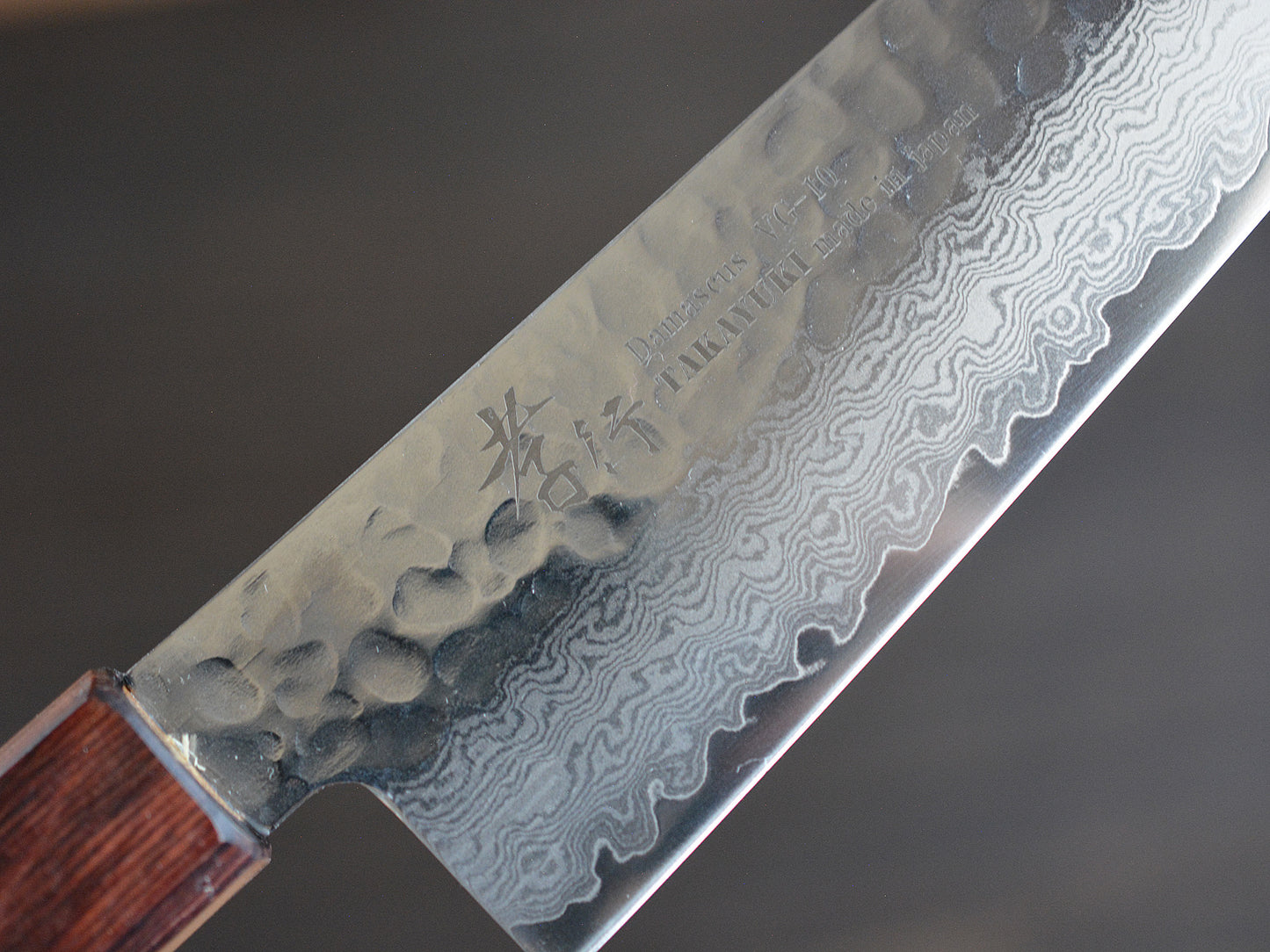 CA004 Cuchillo Japones Wa-Gyuto VG10 Damasco Sakai Takayuki 21cm