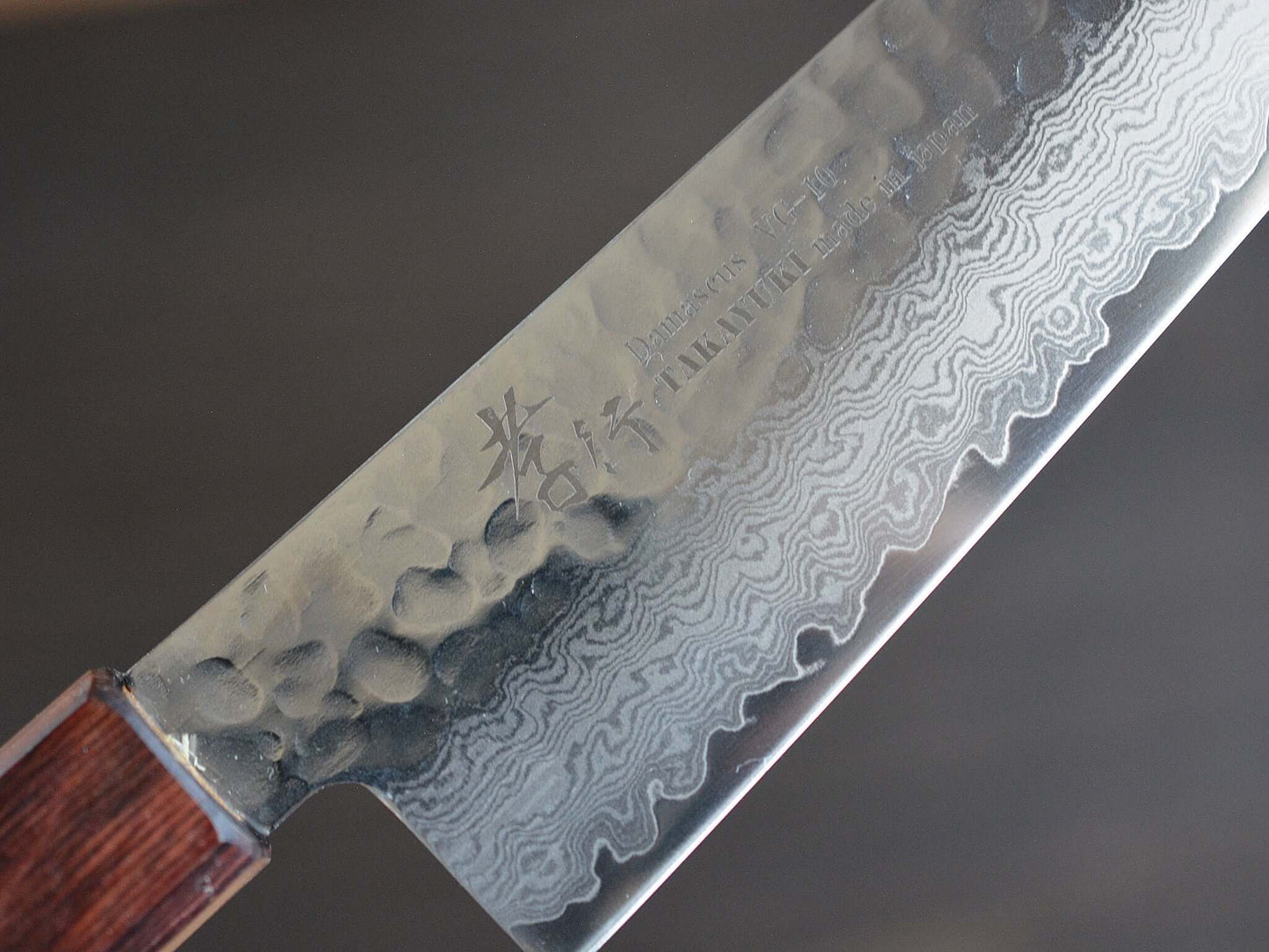 CA004 Cuchillo Japonés Wa-Gyuto VG10 Damasco Sakai Takayuki 21cm