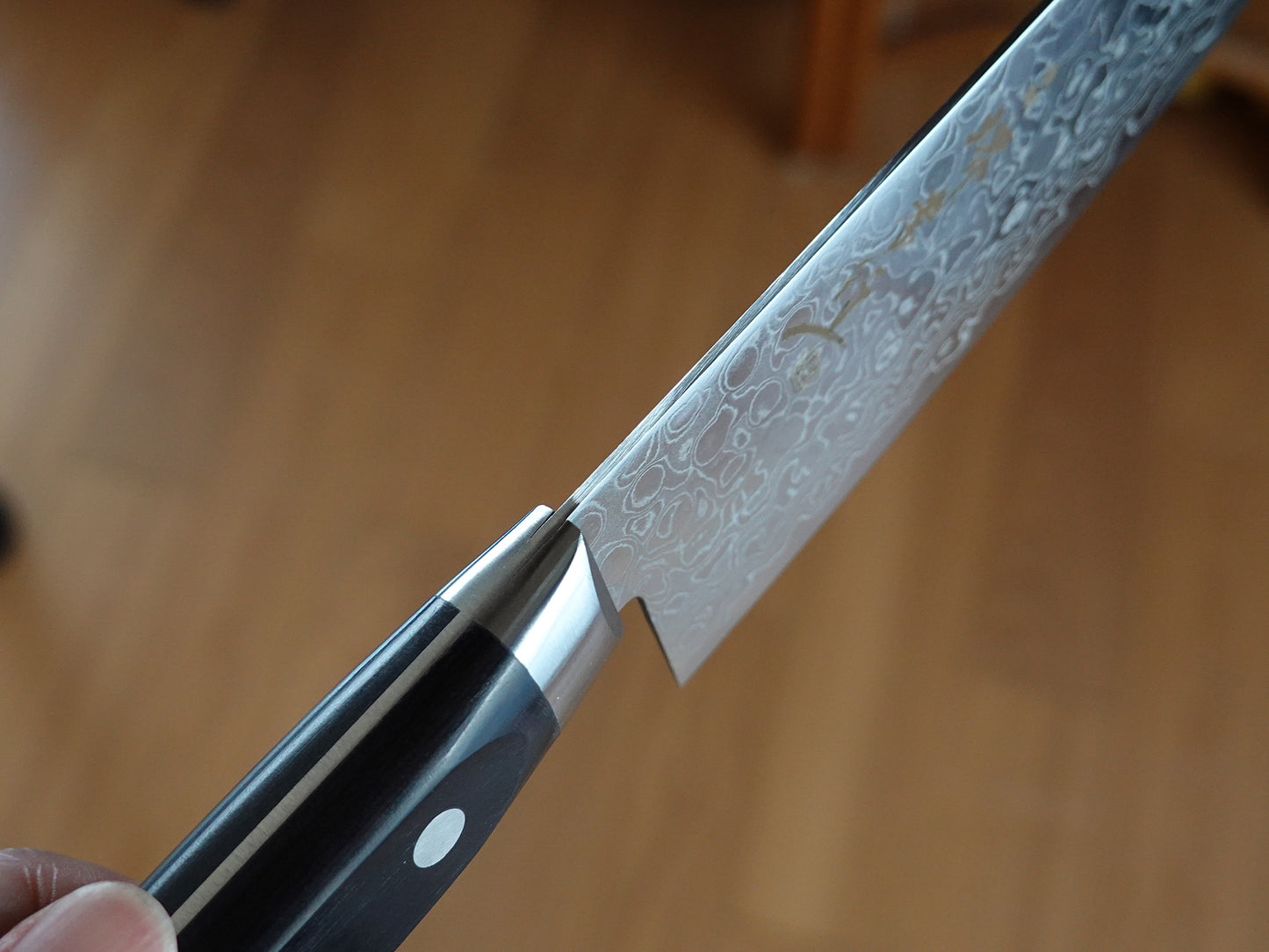 CA007 Cuchillo Japones Santoku AUS10 Damasco Sakai Takayuki 17cm