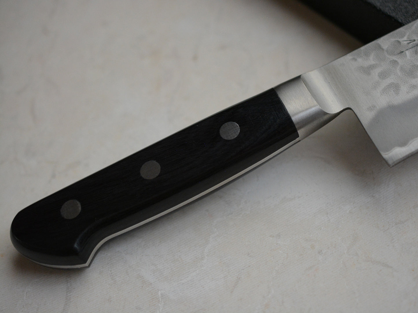 CH005 Cuchillo Japones Gyuto Chef Amartillado Aogami Super Zenpou 21cm