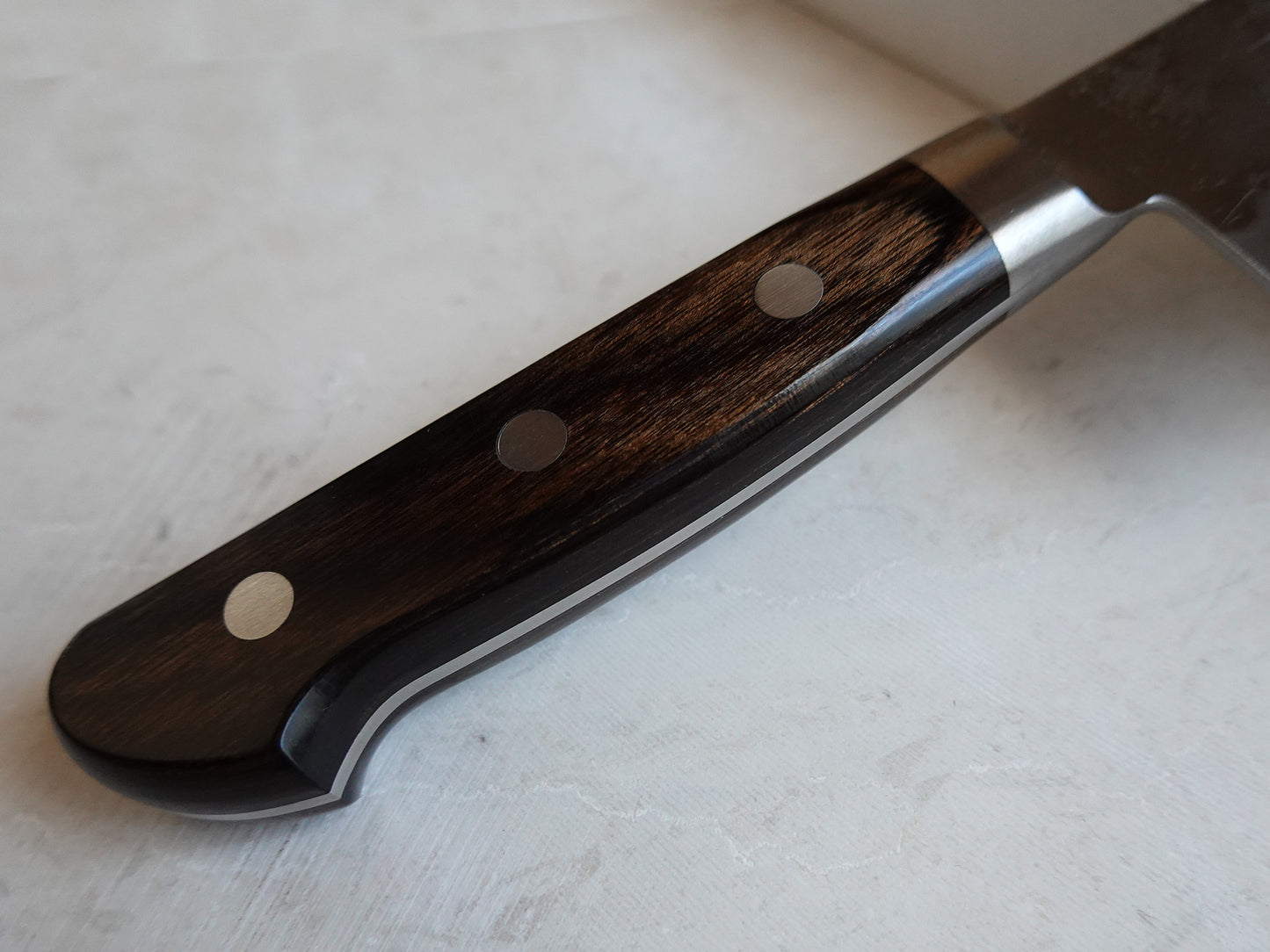 CH011 Cuchillo Japonés Nakiri Acabado Nashiji Gingami3 Zenpou 16.5cm