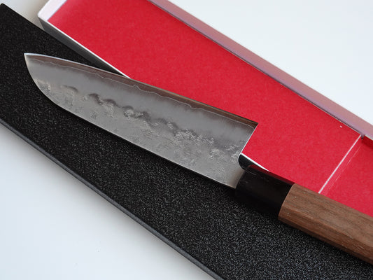 CH016 Cuchillo Japonés Wa-Santoku Acabado Nashiji Gingami3 Zenpou 16.5cm
