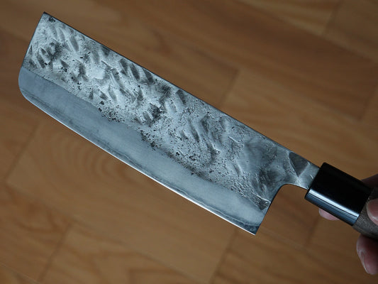 CK001 Cuchillo Japonés Nakiri Amartillado Shirogami#1 Kawamura 16.5cm