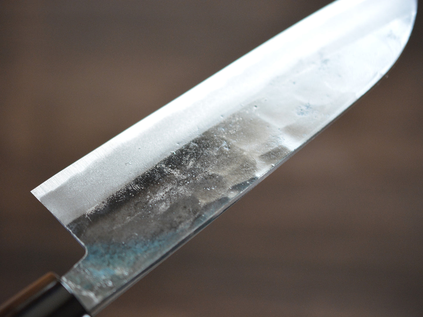 CK101 Cuchillo Japones Wa-Santoku Negro Aogami2 Tosa-kajiya 16.5cm