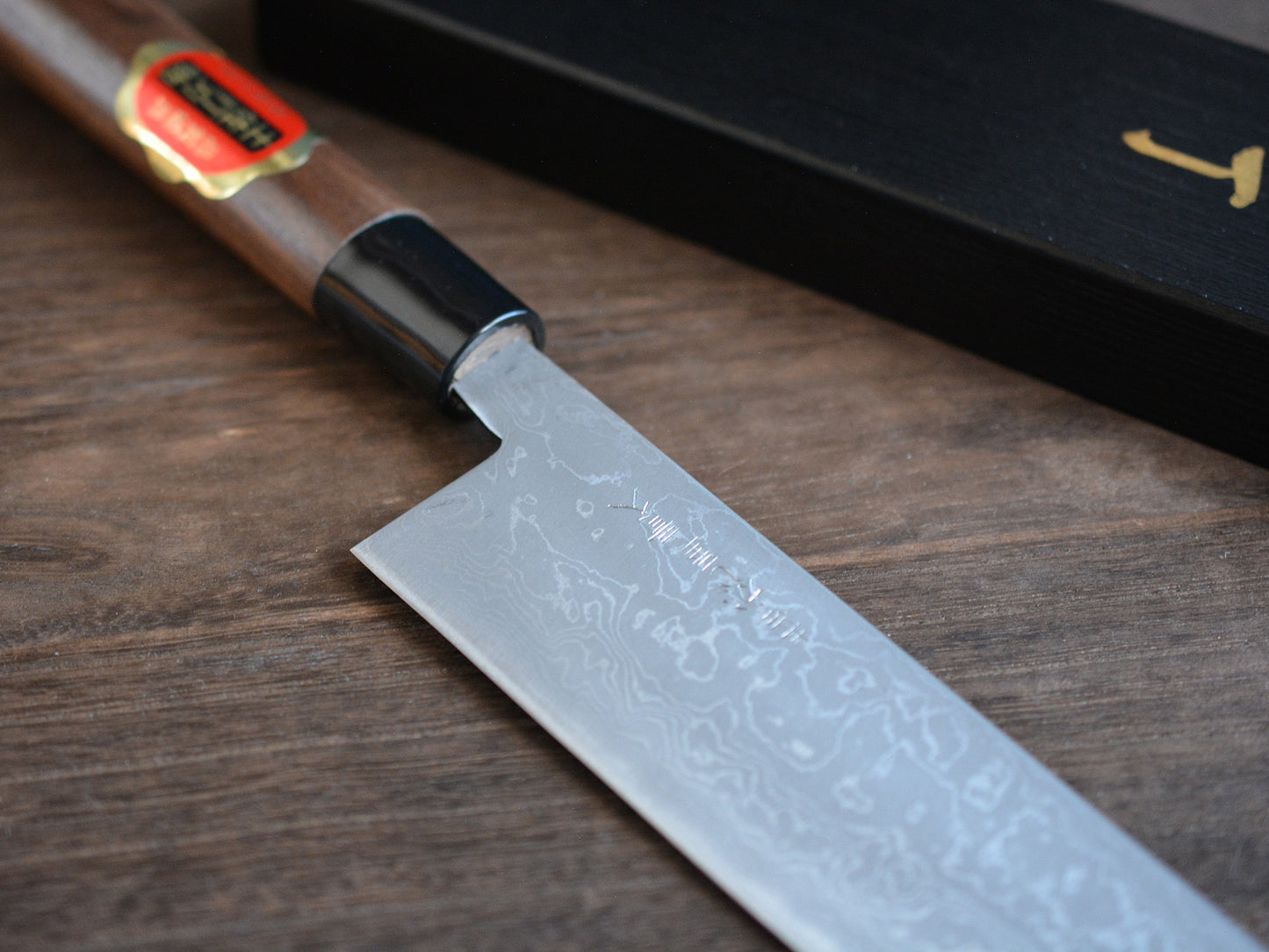 CK106 Cuchillo Japones kiritsuke Aogami2 Damasco Tosa-kajiya 18cm