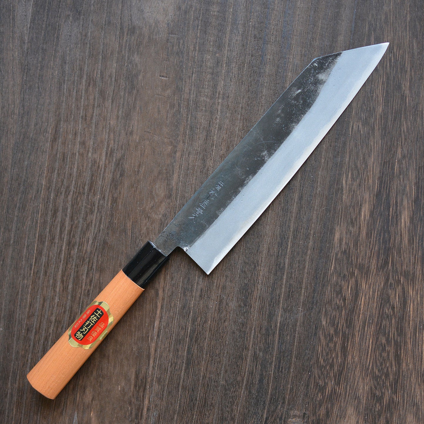 CK107 Cuchillo Japones Kiritsuke Wa-Gyuto Negro Aogami2 Tosa-kajiya 21cm