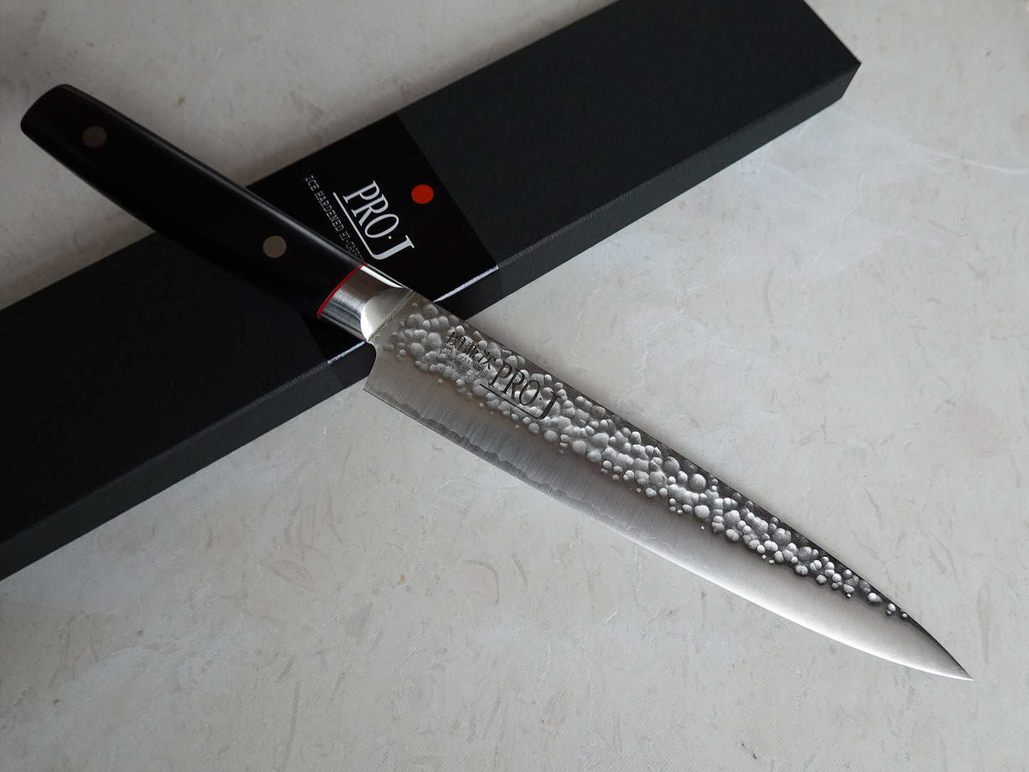 CS103 Cuchillo Japonés Slicer Amartillado AUS10 Pro-J Saiun 21cm