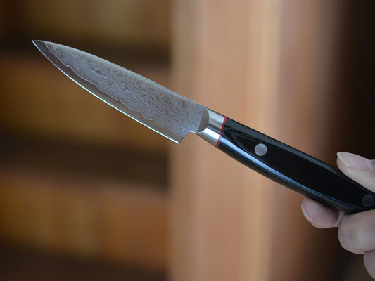 CS105 Cuchillo Japonés Paring VG10 Damasco Saiun 9cm