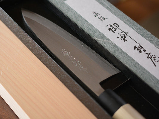 CT009 Cuchillo Japonés Deba Shirogami2 Tojirio 18cm