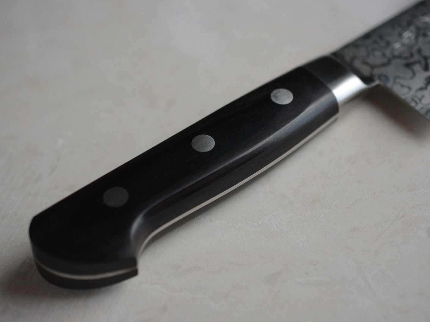 CY201 Cuchillo Japones Santoku VG10 Damasco ZenPou 17cm