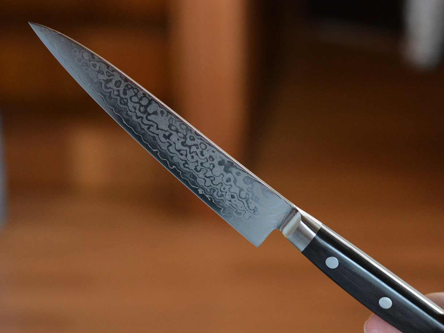 CY202 Cuchillo Japonés Petty VG10 Damasco ZenPou 14cm