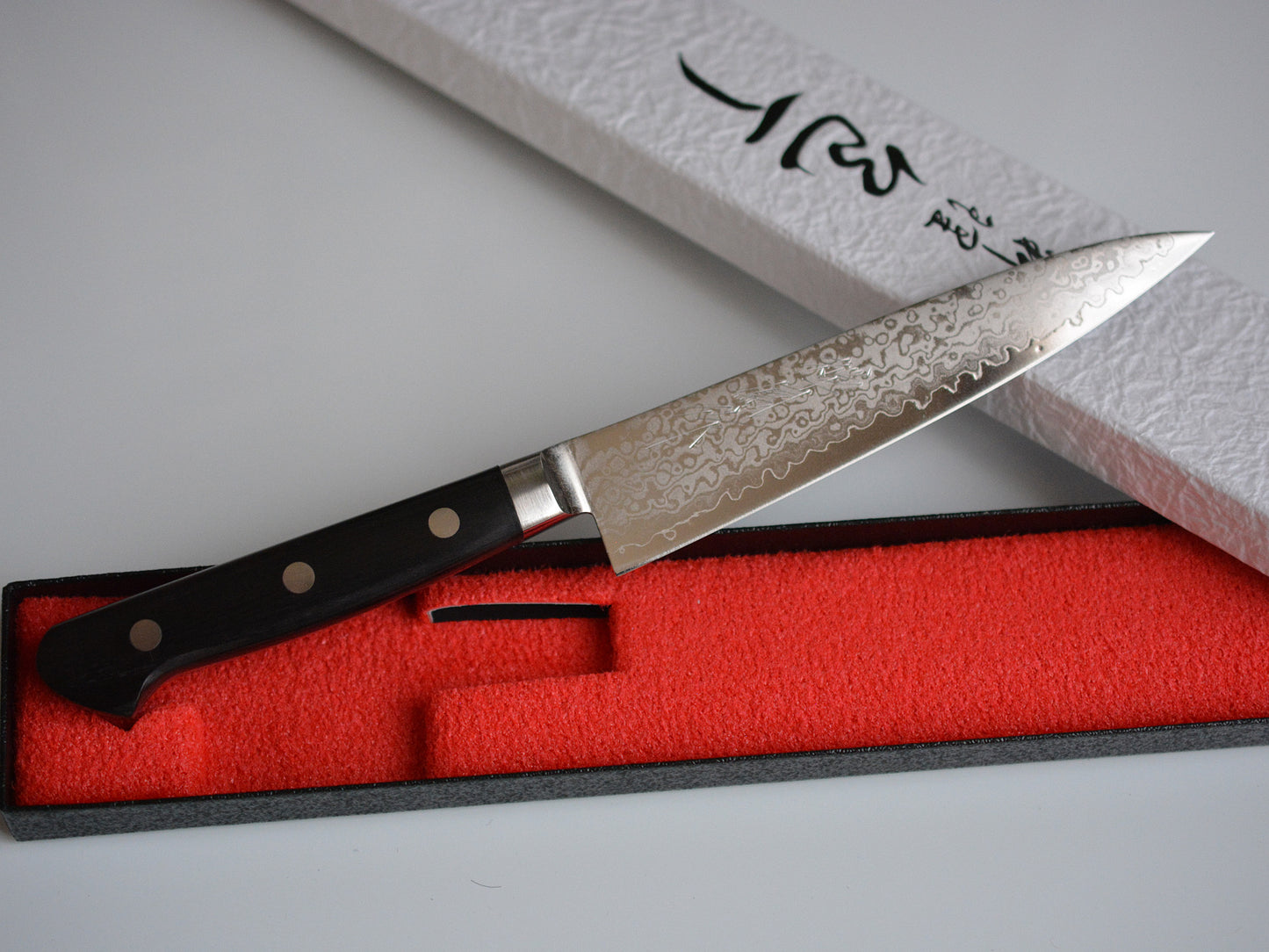 CY202 Cuchillo Japonés Petty VG10 Damasco ZenPou 14cm