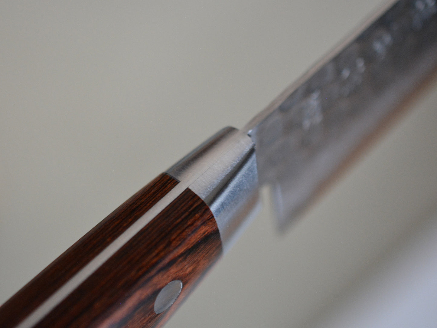 CY203 Cuchillo Japones Santoku Amartillado VG10 Damasco Zenpou 18.5cm