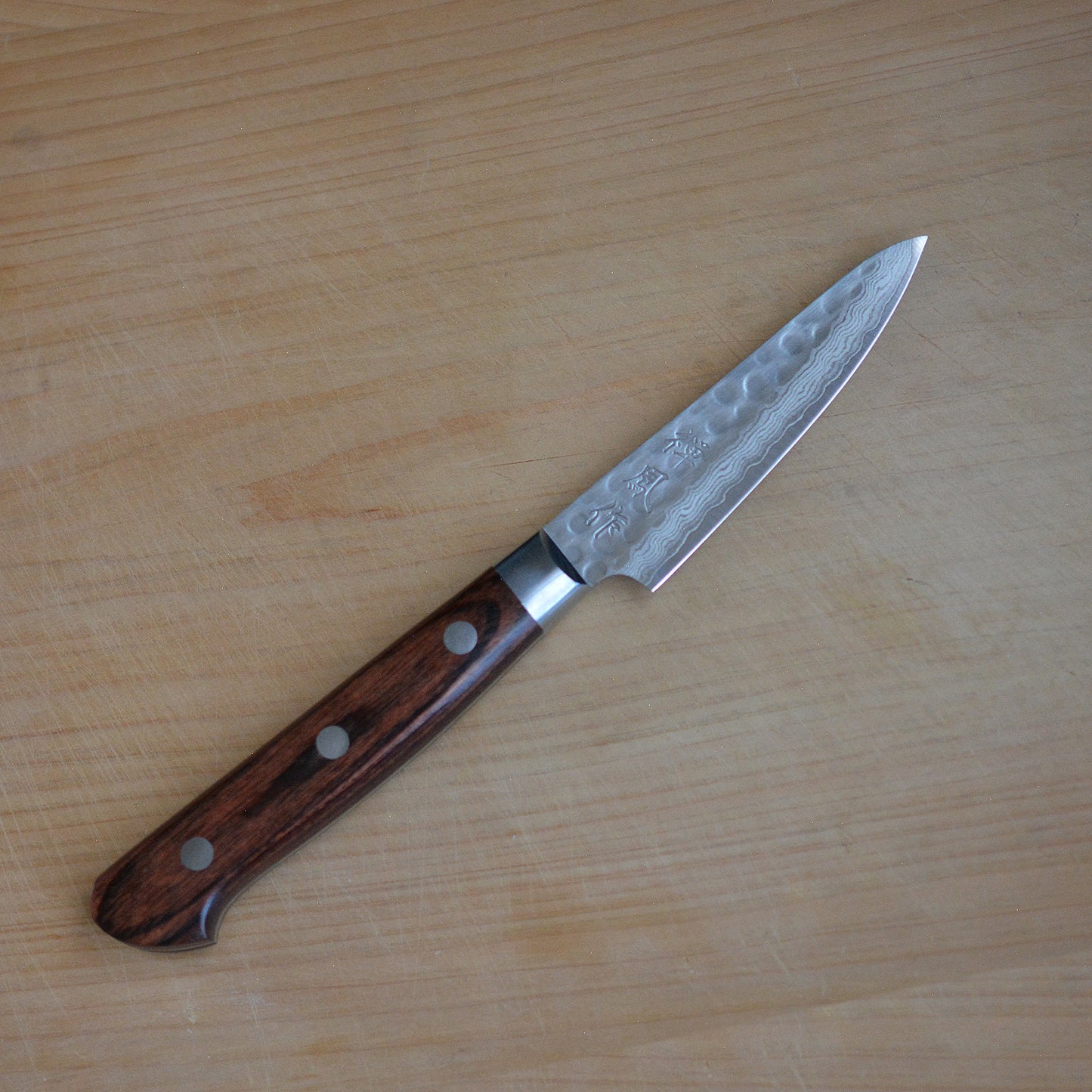 CY213 Cuchillo Japones Paring Amartillado VG10 Damasco Zenpou 8cm