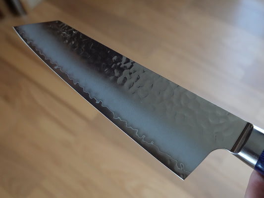 CY215 Cuchillo Japonés Kiritsuke Santoku Amartillado AUS10 Zenpou 19cm