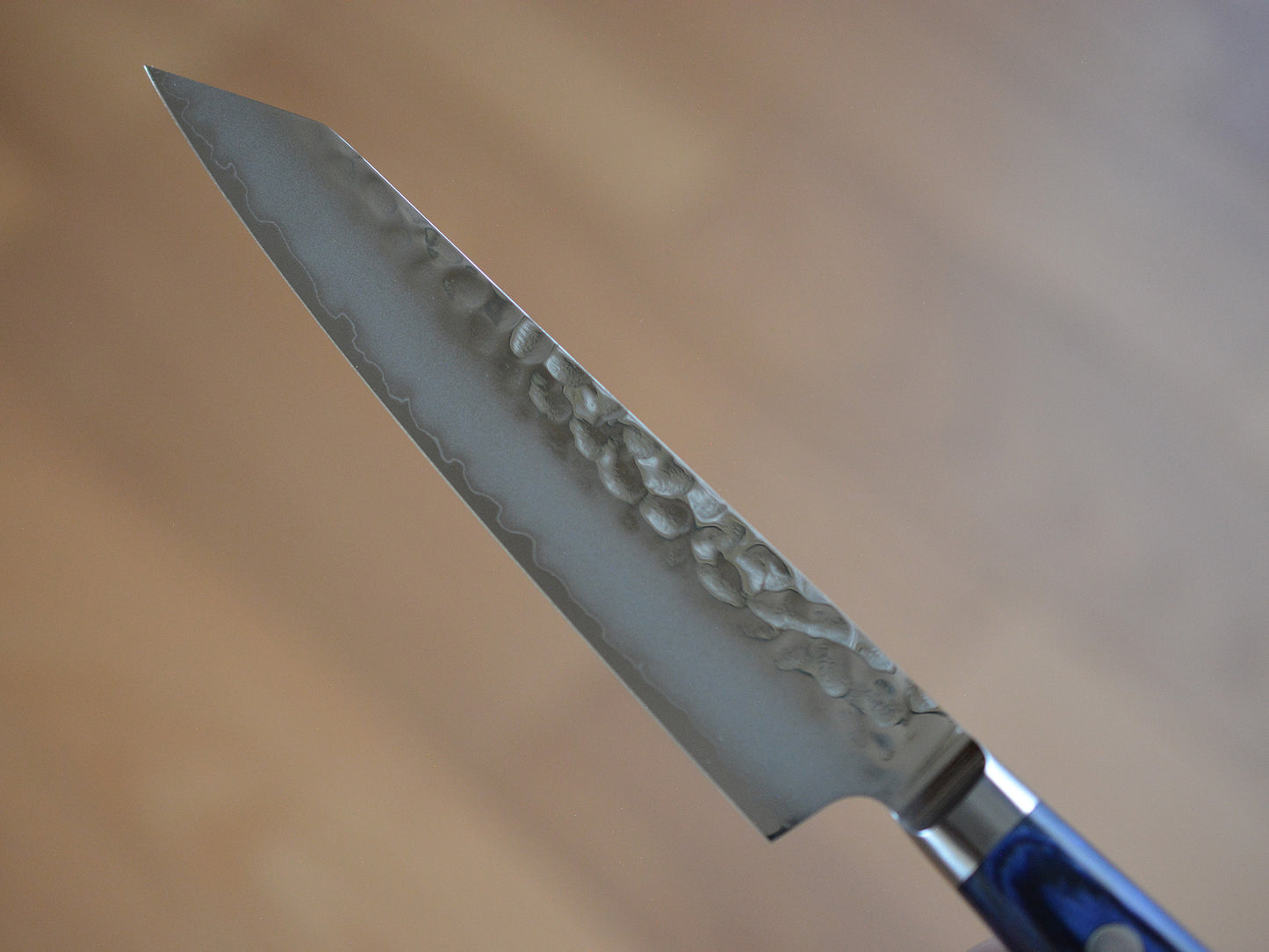 CY216 Cuchillo Japonés Kiritsuke Petty Amartillado AUS10 Zenpou 14cm