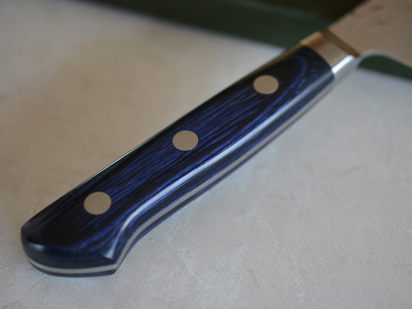 CY216 Cuchillo Japonés Kiritsuke Petty Amartillado AUS10 Zenpou 14cm