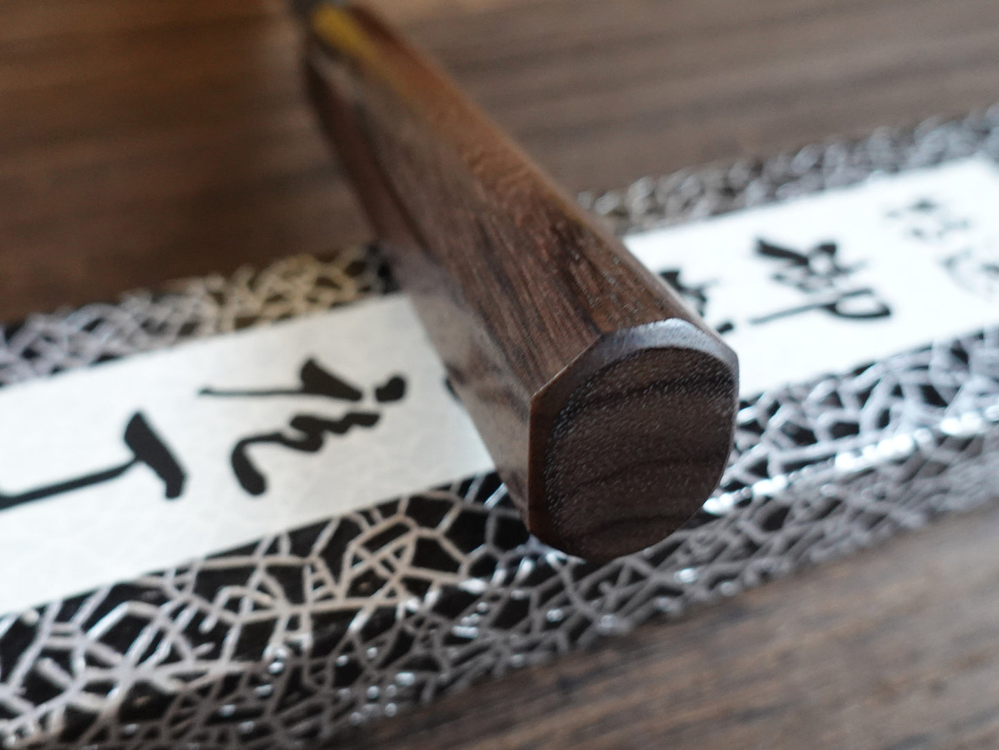 CY306 Cuchillo Japones Gyuto Negro Shirogami2 Yamamoto 18cm