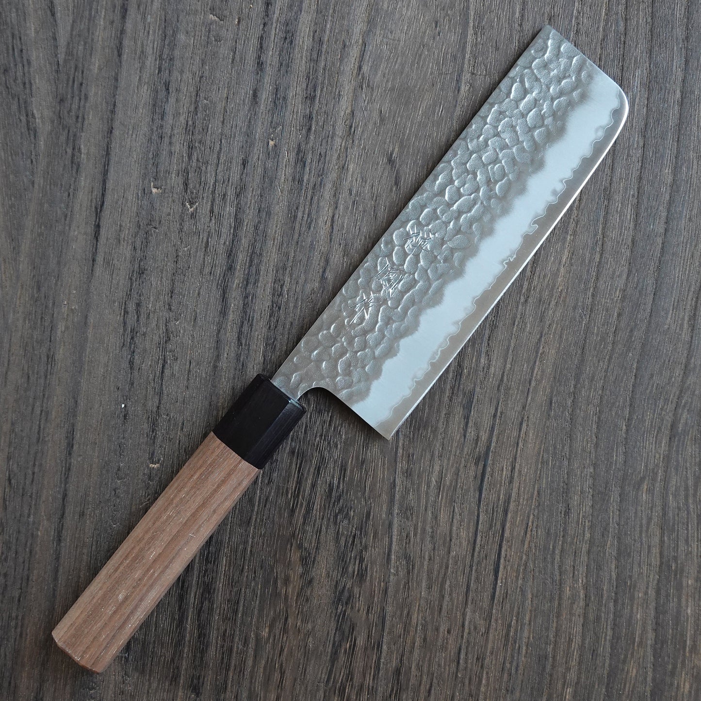 CH020 Cuchillo Japones Wa-Nakiri Amartillado Aogami Super Zenpou 16.5cm