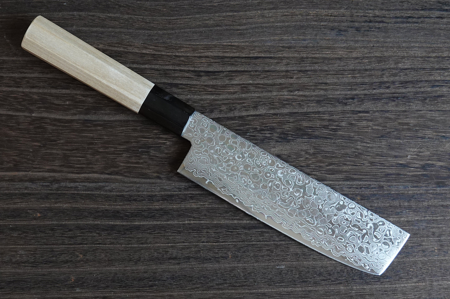 CM203 Cuchillo Japones Wa-Nakiri AUS10 Damasco Misuzu 16.5cm