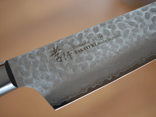 CA001 Cuchillo Japonés Kiritsuke-Santoku VG10 Damasco Sakai Takayuki 16cm