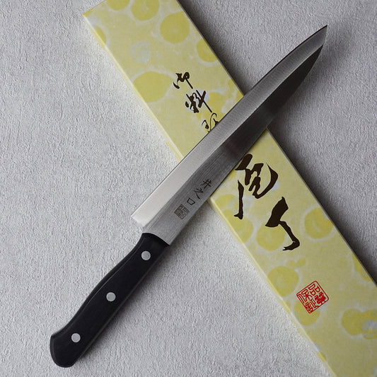 CI109 Cuchillo Japones Yanagiba para Zurdos Acero Inoxidable Inoguchi 21cm