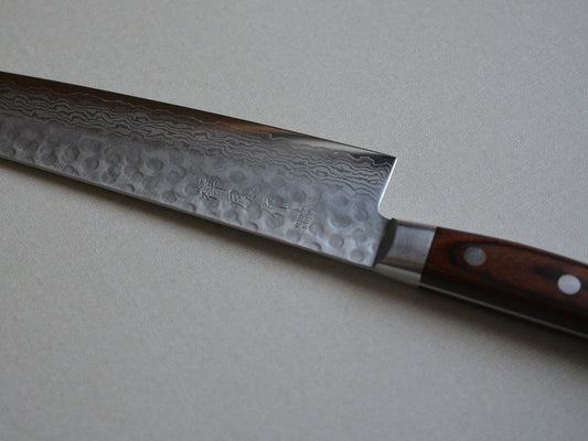 CY210 Cuchillo Japonés Gyuto Amartillado VG10 Damasco Zenpou 21cm