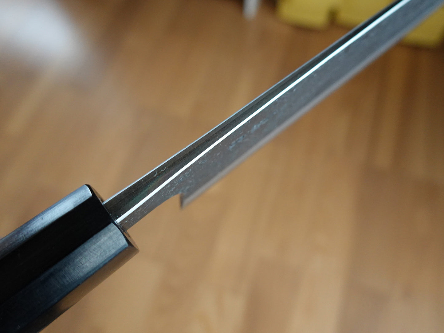 CY301 Cuchillo Japones Santoku Negro Aogami Super Yamamoto 16.5cm