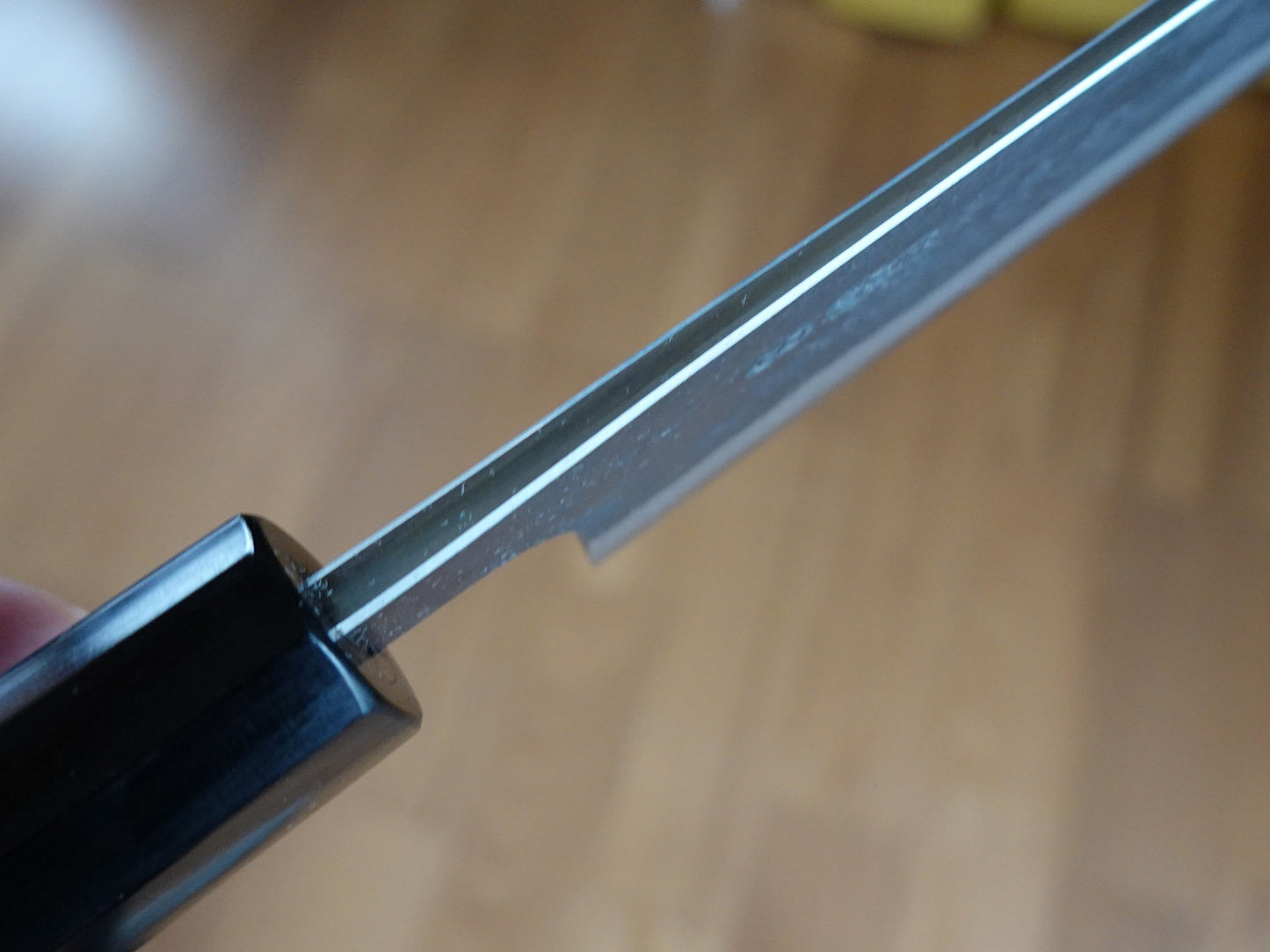 CY302 Cuchillo Japones Nakiri Negro Aogami Super Yamamoto 16.5cm