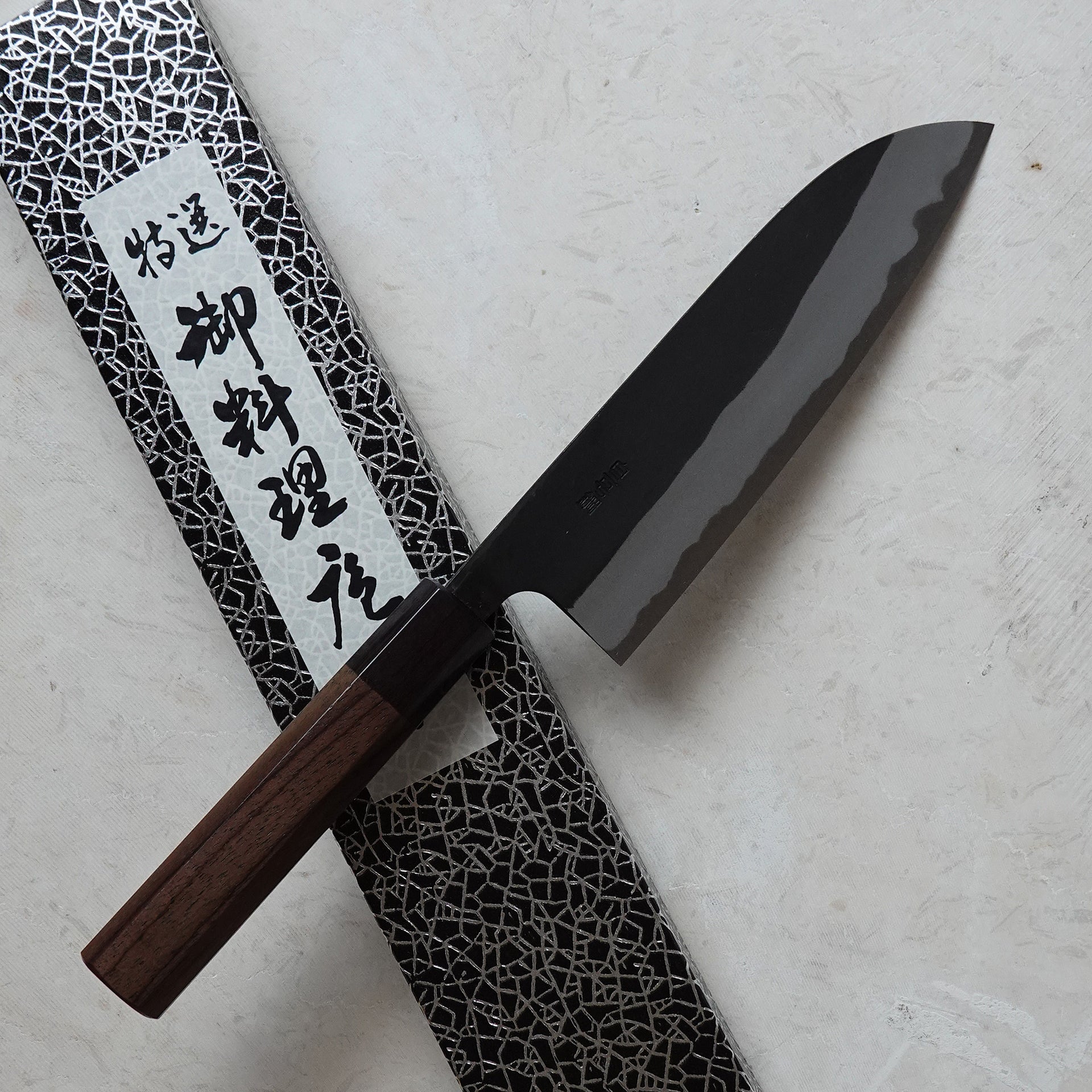 CK001 Cuchillo Japones Nakiri Amartillado Shirogami#1 Kawamura 16.5cm